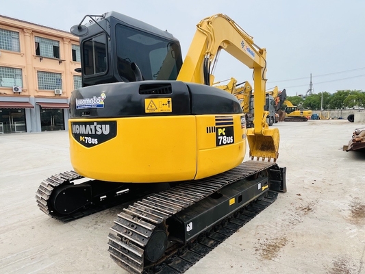 Original Used Komatsu PC78US Crawler Excavator Secondhand 7 Ton Mini Excavator Construction Machinery
