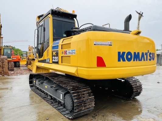 Used Komatsu PC220-8 Secondhand Crawer Excavator Backhoe 1 CBM Bucket Capacity Construction Machinery