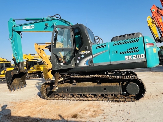 Used Kobelco SK200-8 Hydraulic Crawer Excavator Secondhand 20 Ton Digger Backhoe