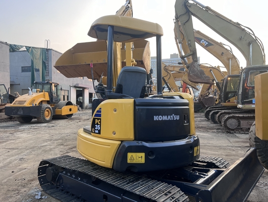 Mini Excavator Used Komatsu PC35MR Crawler Excavator Secondhand Digger Construction Machinery