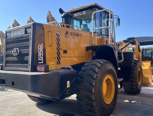 162 KW Used SDLG LG956L Second Hand Wheel Loader Rated Load 5 Ton Chinese Brand In Good Condition