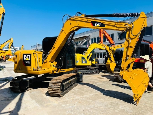 0.33 CBM CAT 307E2 Secondhand Caterpillar Excavator Japan Made Used Crawler Excavator 7 Ton Construction Machinery