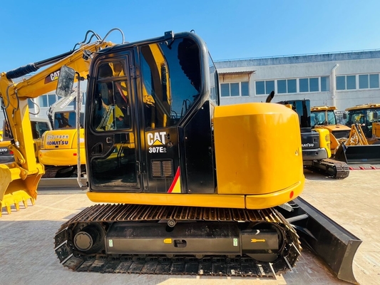 0.33 CBM CAT 307E2 Secondhand Caterpillar Excavator Japan Made Used Crawler Excavator 7 Ton Construction Machinery