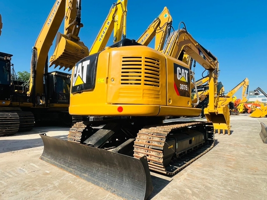 0.33 CBM CAT 307E2 Secondhand Caterpillar Excavator Japan Made Used Crawler Excavator 7 Ton Construction Machinery
