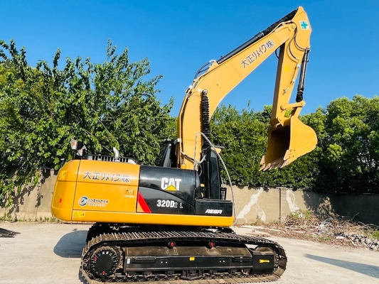 Second Hand CAT Caterpillar 320D Hydraulic Crawler Excavator 20 Tons