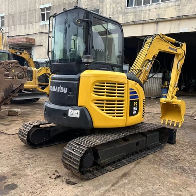 5 Tons Mini Excavator Original Used Komatsu PC55MR-2 PC50MR-2 Crawler Excavator Secondhand Digger Construction Machinery