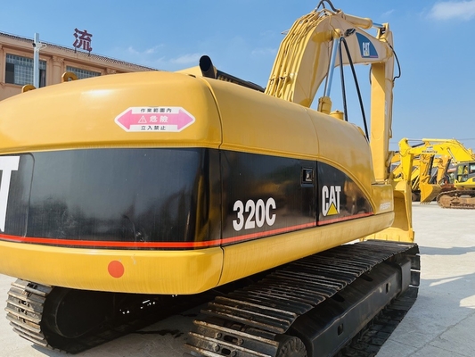 CAT 320C Secondhand Crawler Excavator with Maximum Digging Depth of 6550mm and CAT 3066 Engine Model
