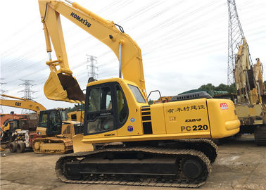 Used Komatsu Crawler Hydraulic Excavator PC220 22180kg Operate Weight With 1m3 Bucket