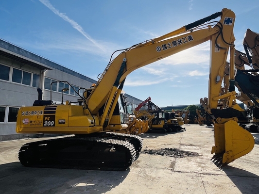 20 Ton 100% Second Hand Komatsu PC200-8 Crawler Excavator Used Digger Original Japan Komatsu SAA6D107E-1