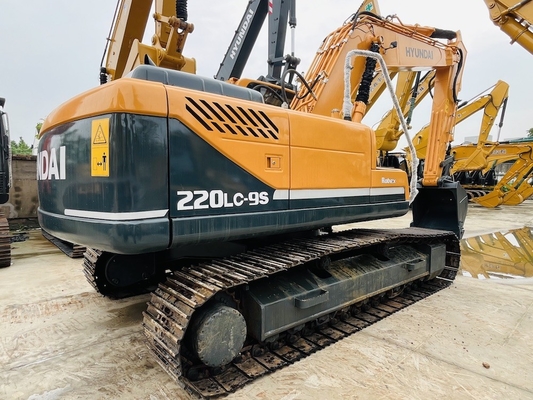 22 Ton Secondhand Hyundai Digger Original Second Hand Hyundai R220LC-9S Crawler Excavator