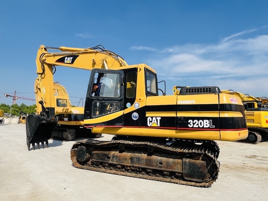 Japan Original CAT 320BL Second Hand Excavator , 20 Ton Caterpillar Used Crawler Digger CAT 3066T Engine
