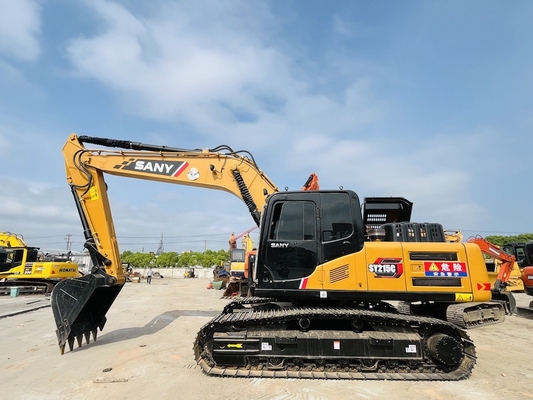 21 Ton Secondhand Digger Used Sany SY215C Hydraulic Excavator 1CBM Bucket capacity