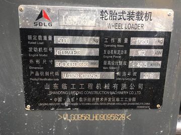 Diesel Engine Used Wheel Loaders / SDLG LG956L Compact Wheel Loader