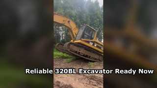 Original Japan Used CAT 320BL Crawler Excavator Good Condition Ready To Ship
